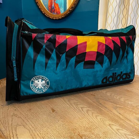 adidas 1994 World Cup Germany Large Vintage Duffle Bag - Picture 9 of 16
